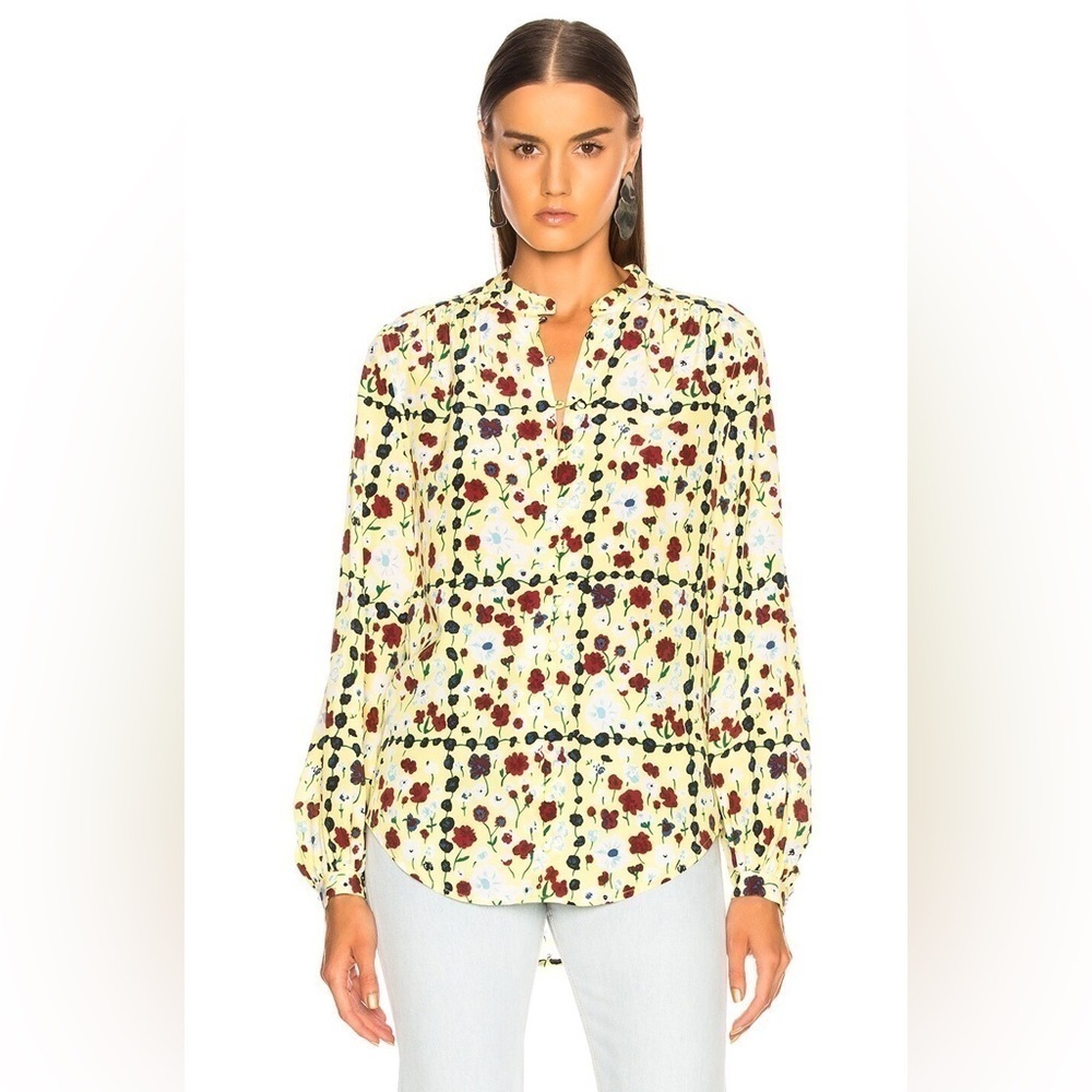 Equipment Silk Cornelia Floral Blouse S